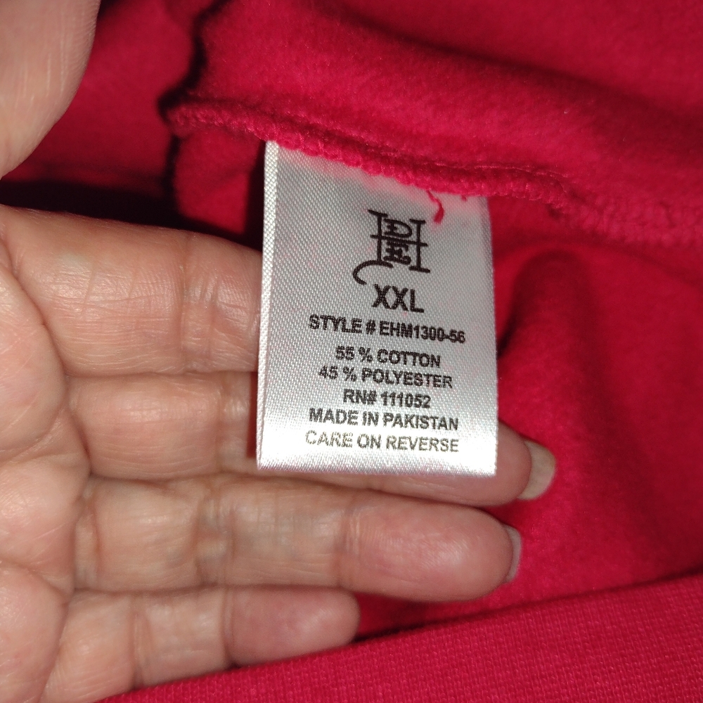 Ed Hardy Skull Flame Cobra Hoodie Sweatshirt RED Graphic Y2K Men's XXL NWT - Picture 2 of 5